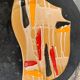 Flat, fruit cup design and vintage glazed ceramic