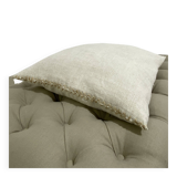 Kilim style cushion with hand embroidery