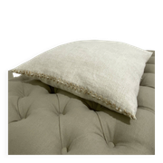 Kilim style cushion with hand embroidery