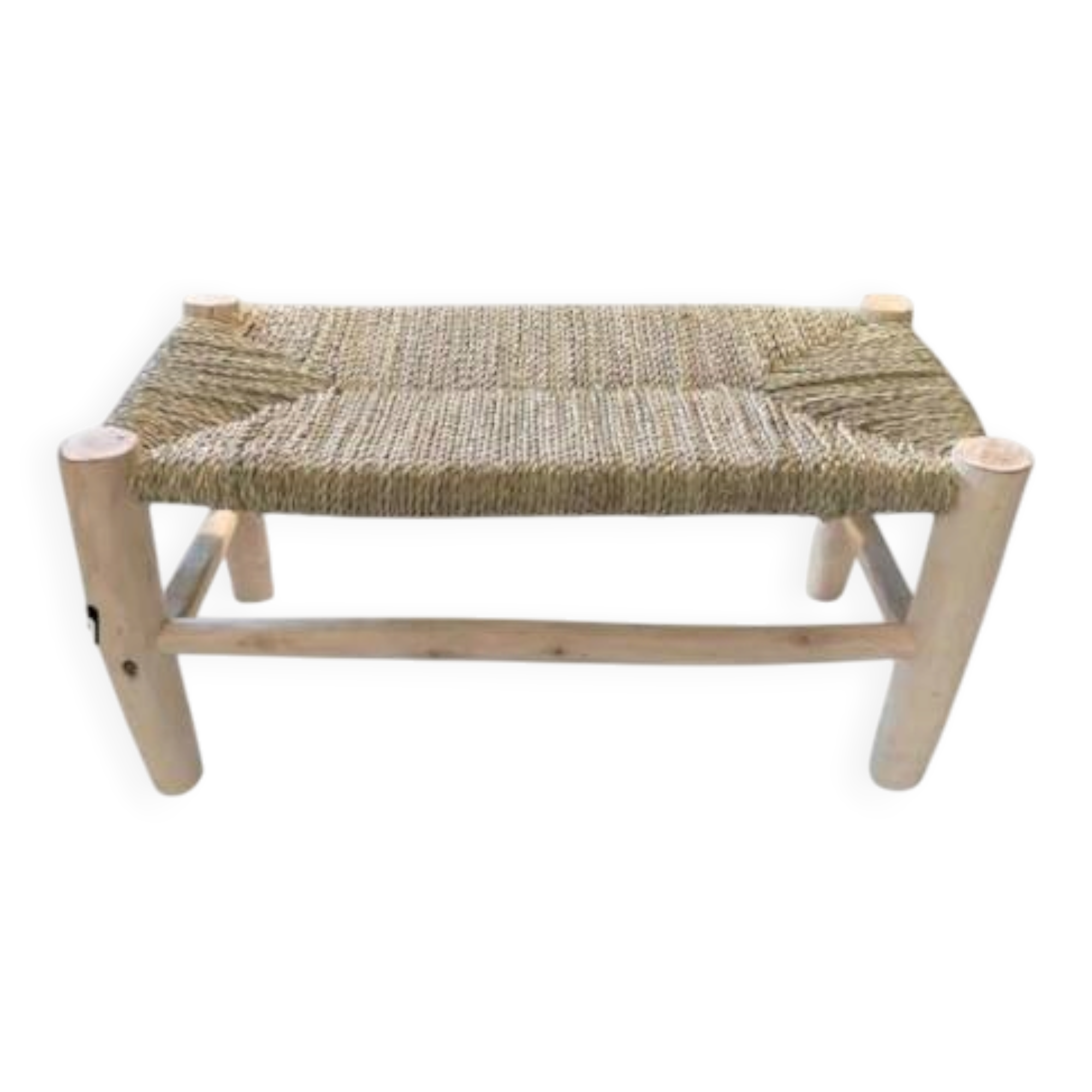 Bathroom and bedroom stool, handmade from wood.