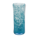 Spotted blown glass vase
