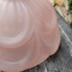Pink frosted glass suspension