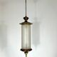 Mid-century Lumi Milano brass pendant light from 50s