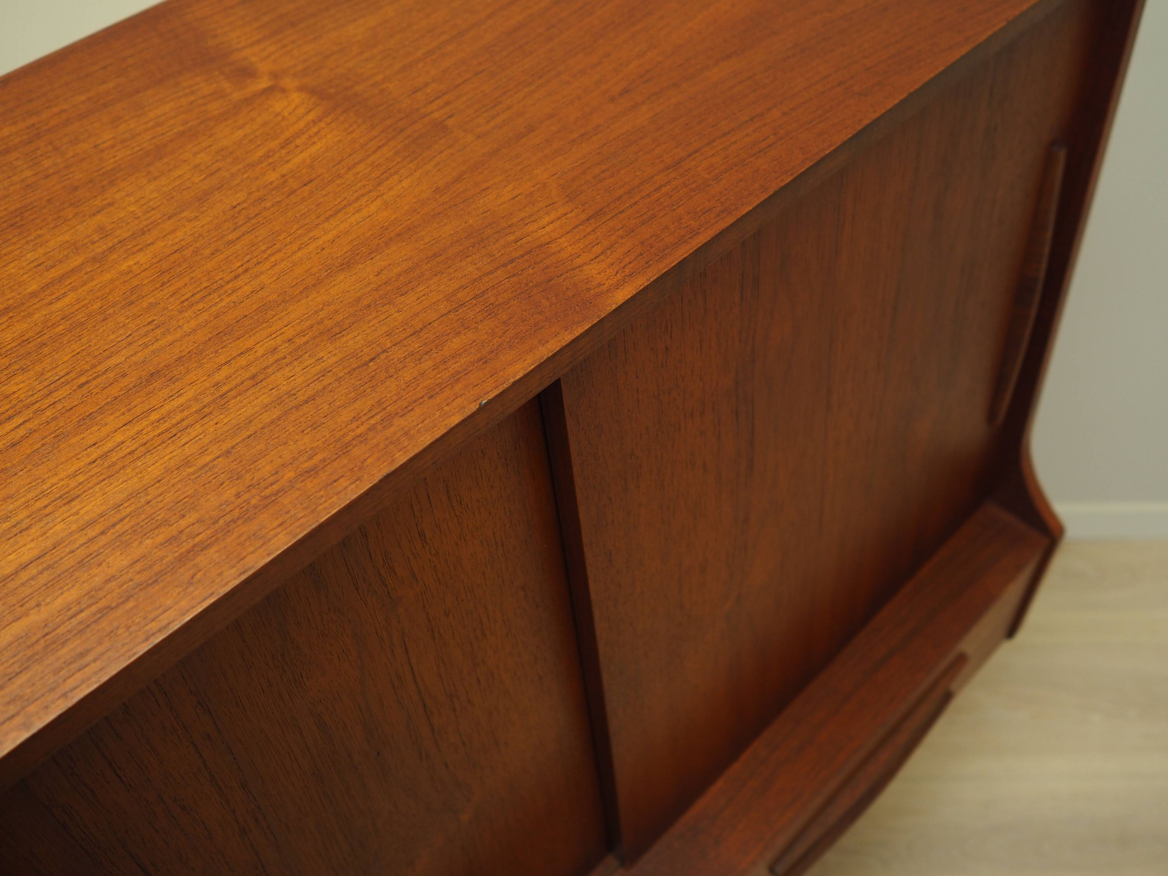 Teak highboard, Danish design, 1960s, production: Denmark