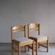 6 Minimalist Pine Dining Chairs | Sweden | 1960s