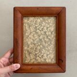 Antique leather frame