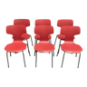 Ensemble de 6 chaises modèle enfant d'Arne Jacobsen