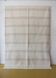 Handwoven rug - White with beige lines - recycled cotton - 170 x 240 cm