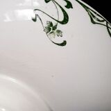 Old earthenware compote bowl
