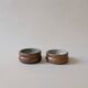 Pair of stoneware bowls