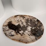 Very large empty pocket or petrified wooden flat