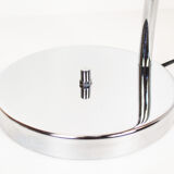 Rare polished metal table lamp by Reggiani, Italy 1970s