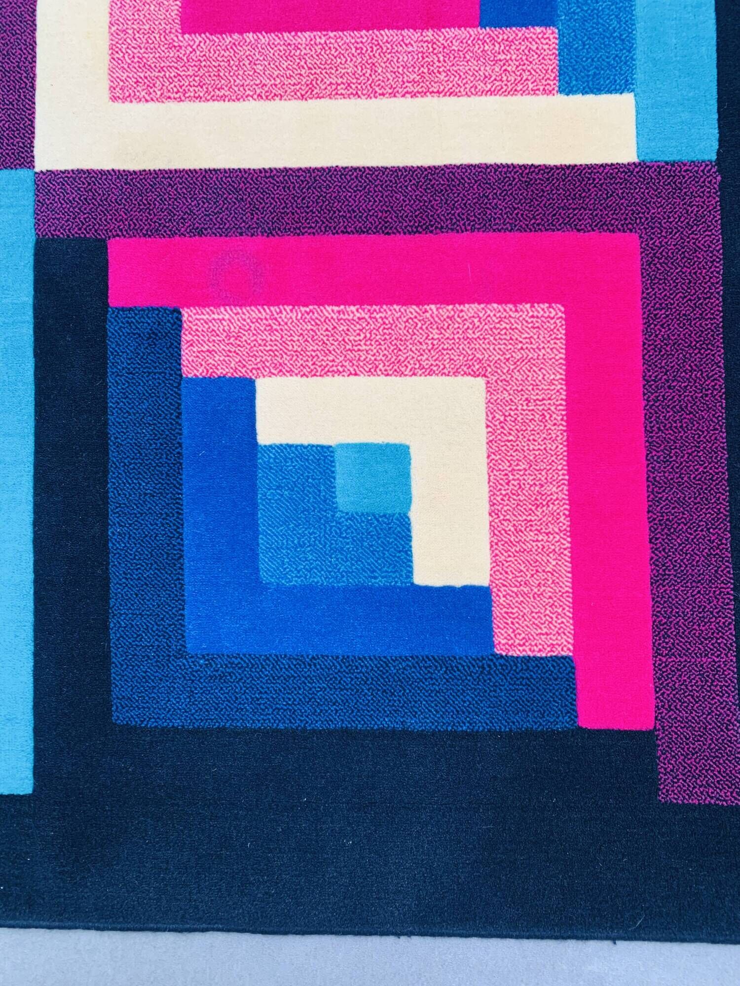 Geometric rug Missoni T&J Vestor model Posada, 1980s