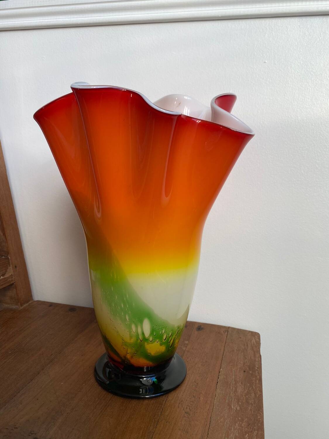 Murano "handkerchief" vase