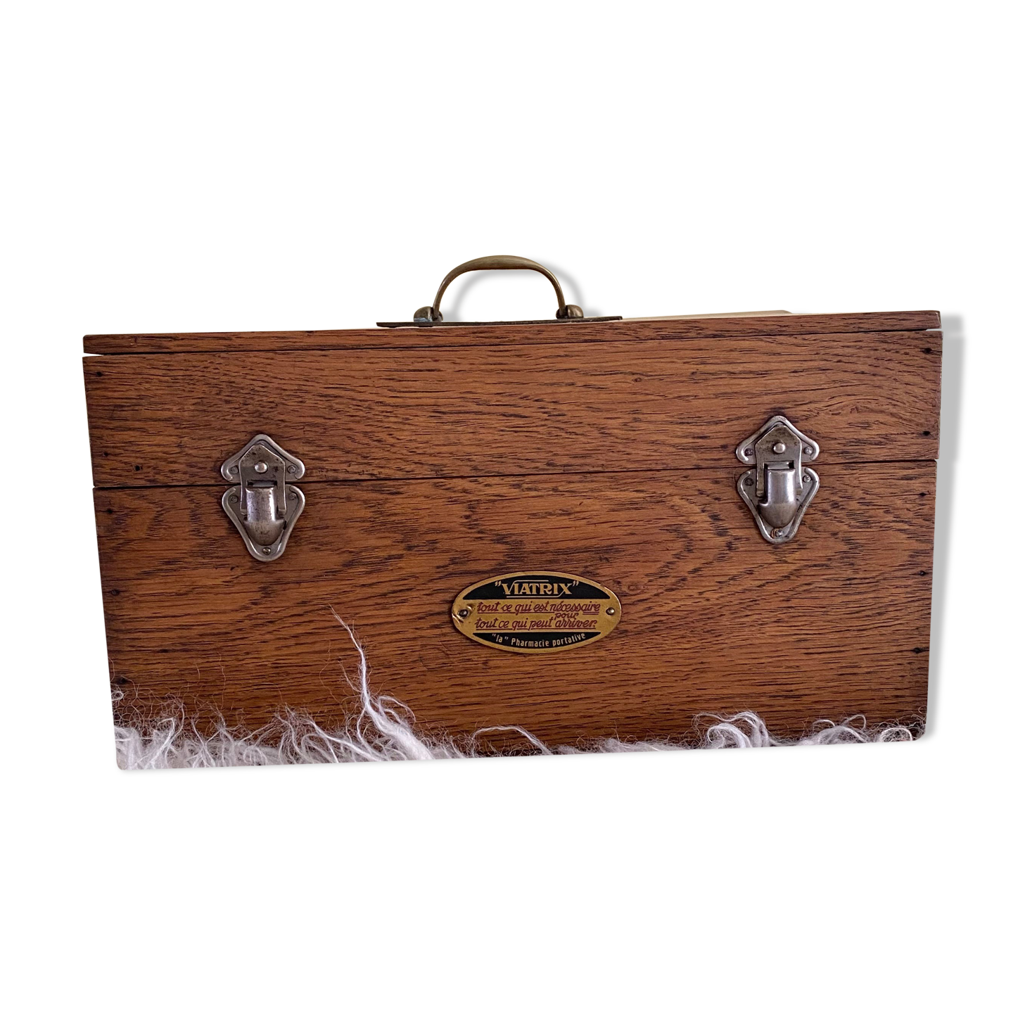 Old portable pharmacy box