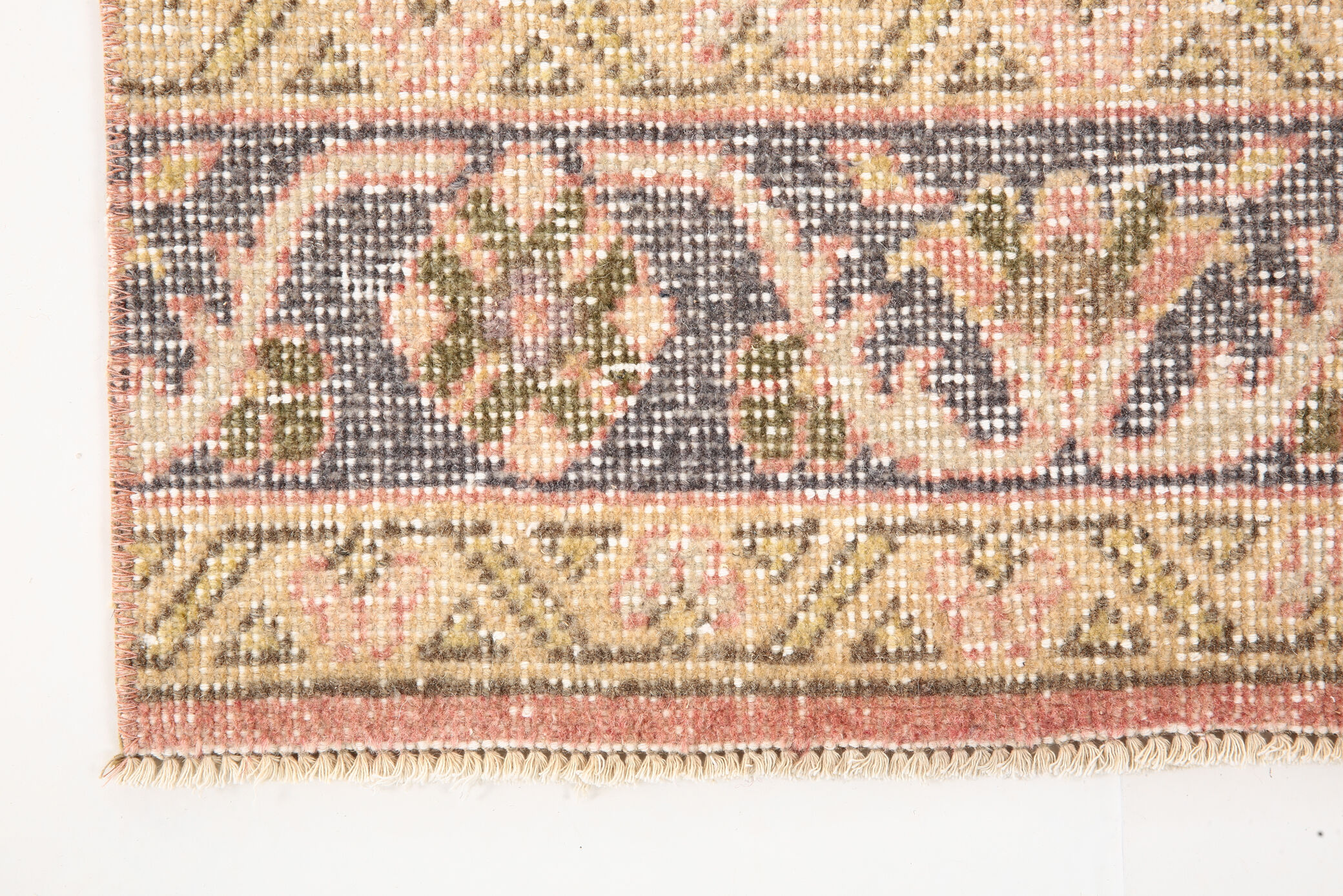 3x11 Vintage Turkish Runner Rug, 91x344Cm