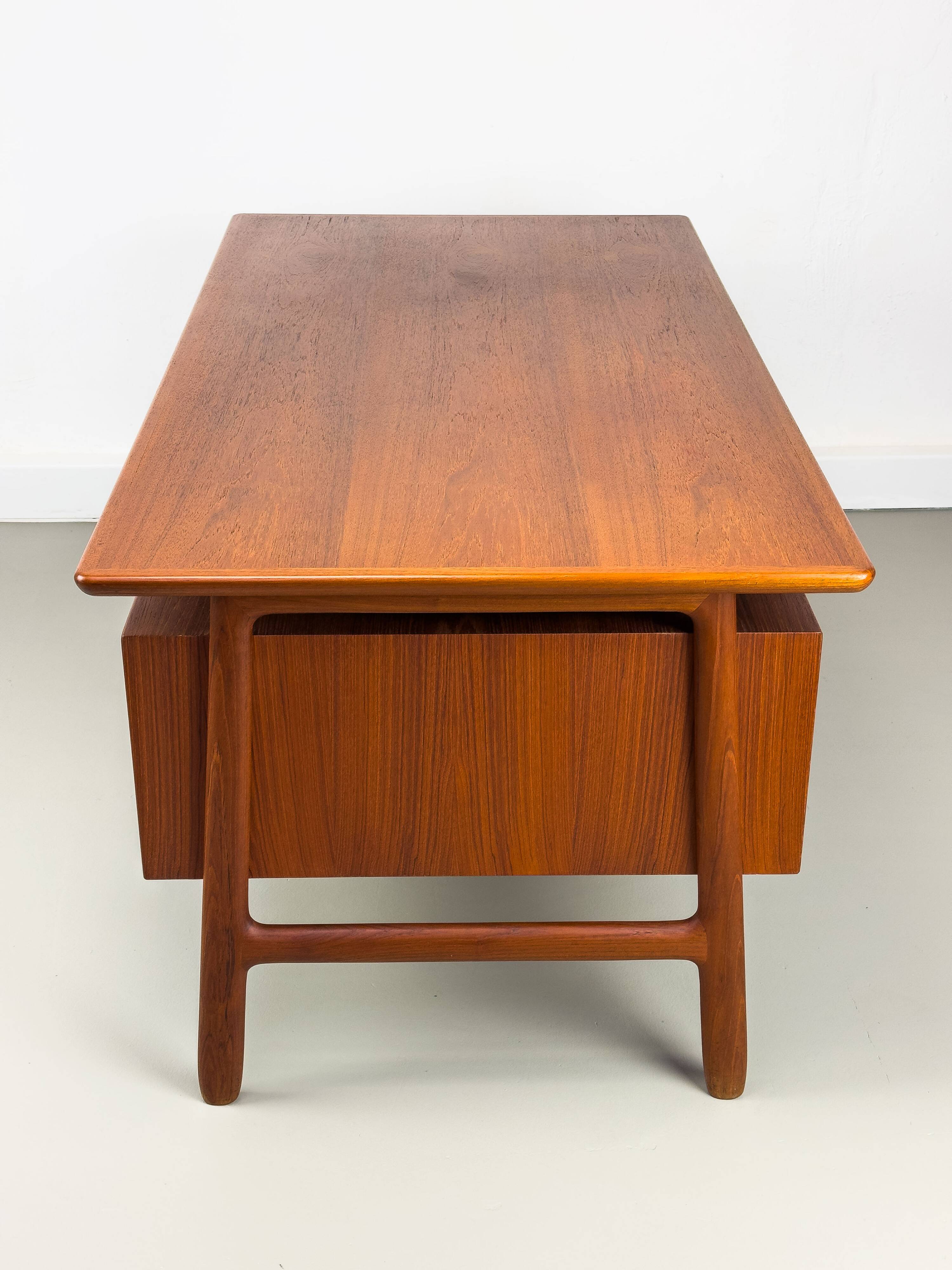 Omann Jun Model 75 Teak Desk, 1960s