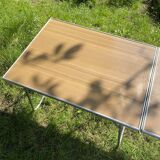 Formica folding camping table