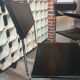 Set of 4 Giandomenico Belotti leather chairs Italian 1980