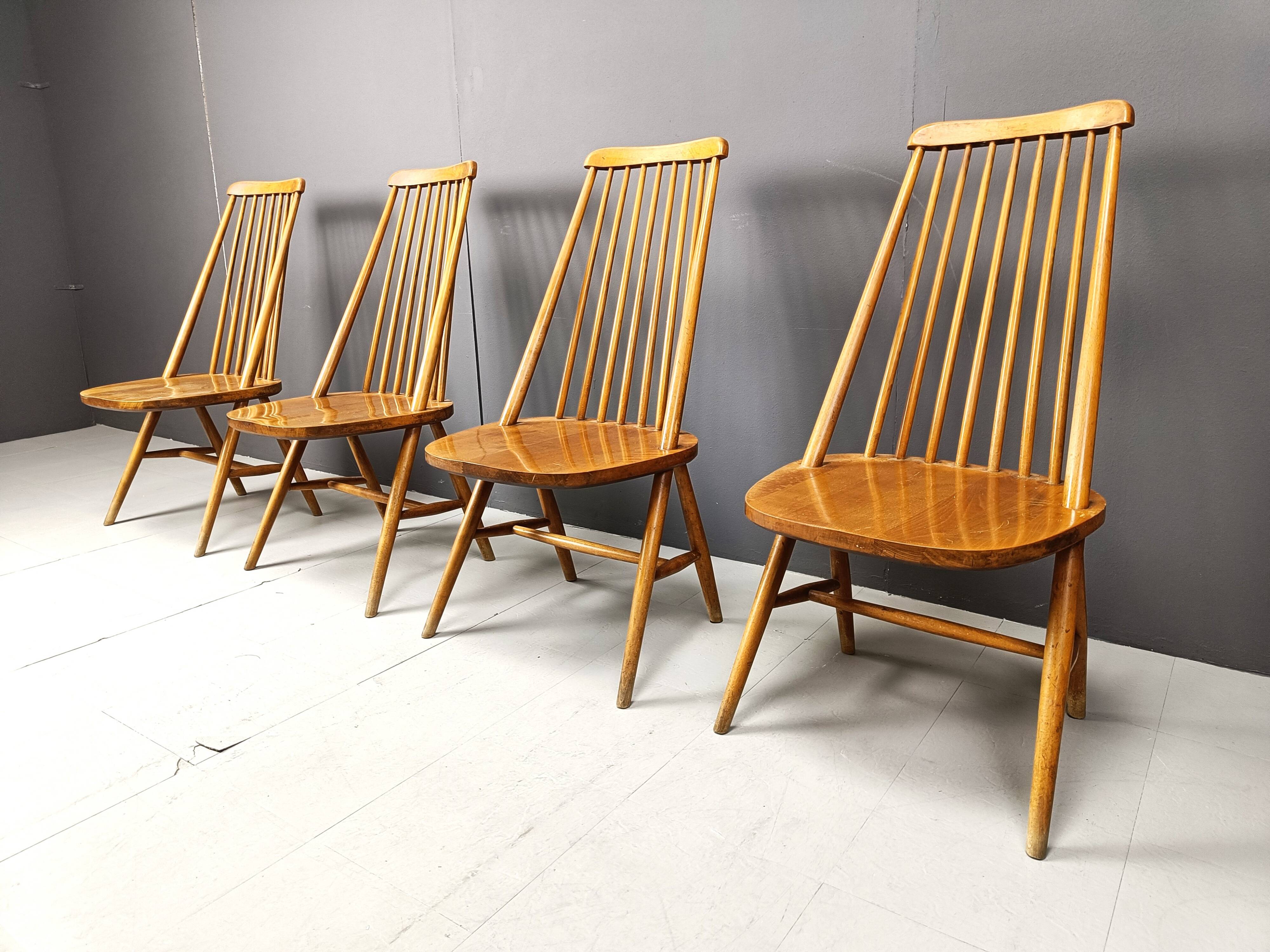Mid century scandinavian dining chairs, 1960s