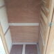 Armoire années 50 pied compas avec clé