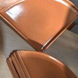 6 stoneware "quarter" plates