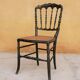 Napoleon III wooden and canning chair, 1920s