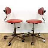 Retro swivel chairs Kovona, 1970s (set of 2)