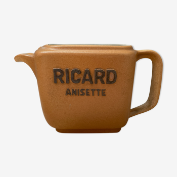 Old pitcher carafe ricard anisette vintage 1 liter