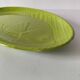 Vintage green relief fish dish Gien