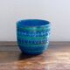 Planter Aldo London Bitossi Rimini Blu diamond 1960