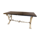 Marble & wrought iron coffee table, 1940