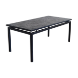 Coffee table with slate top, 1970s