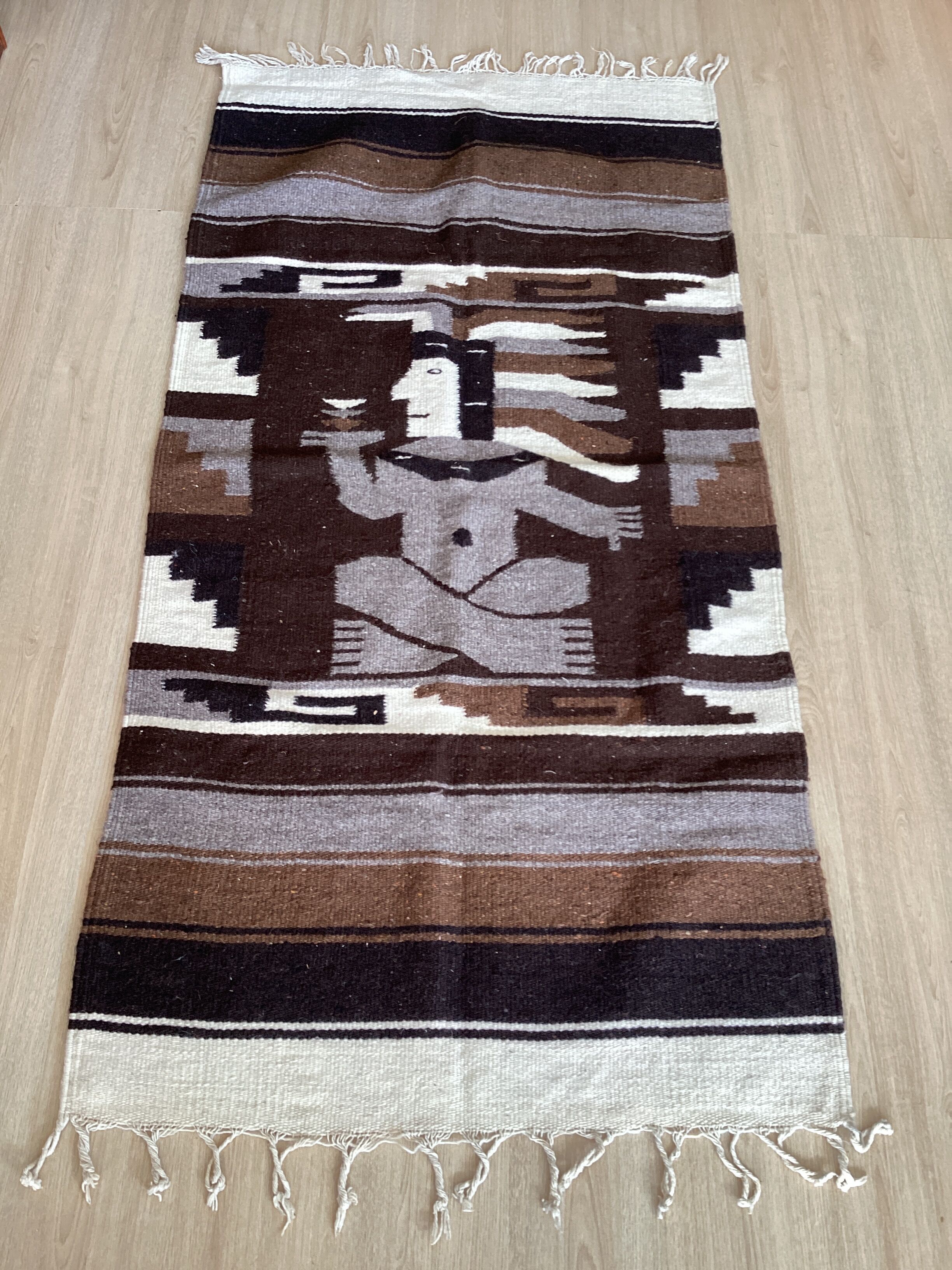 Mexican carpet, 145x73 cm