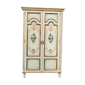 2-door painted wardrobe