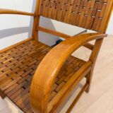 Gelenka Armchairs in Solid Beech Wood, Germany, 1950, Set of 2