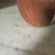 Vintage vase in enamelled ceramic