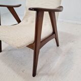 Teak Wébé Armchair by Louis Van Teeffelen, 1960s