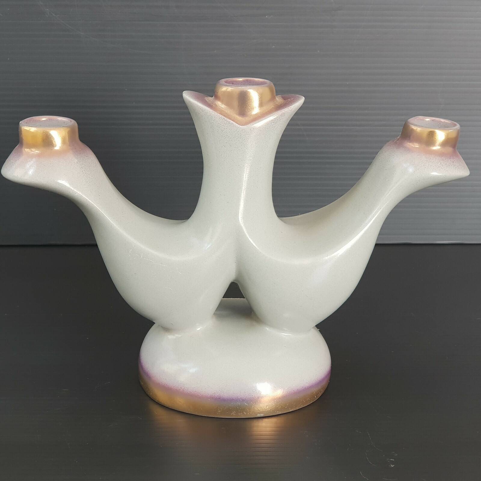 Vintage ceramic candle holder 1960