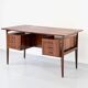 Midcentury Danish Executive Desk in Stunning Rosewood. Vintage / Modern