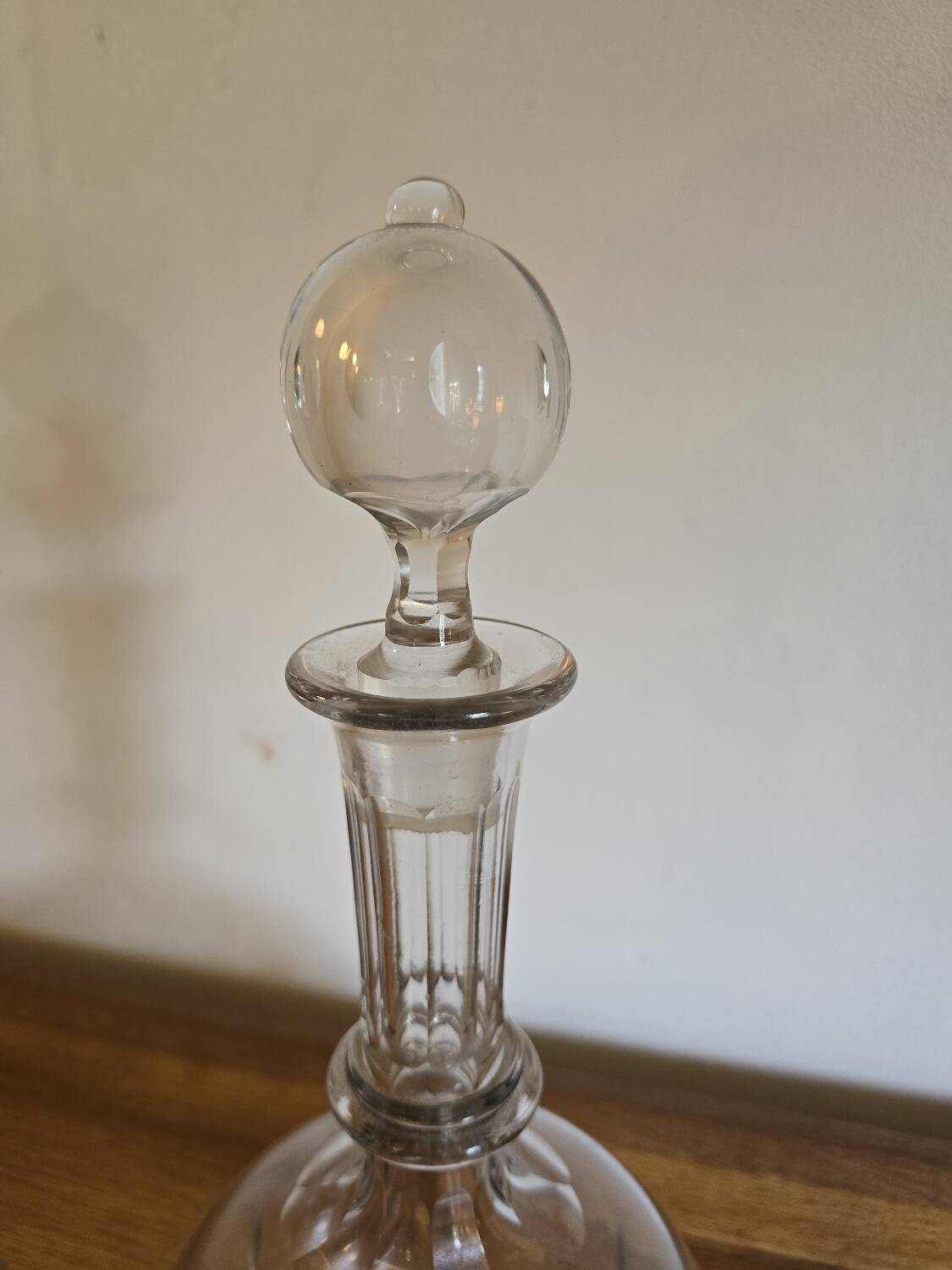 Large wine carafe from around 1950.