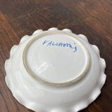 Vallauris ceramic corolla butter dish