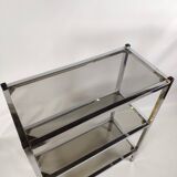 Chrome and glass shelf