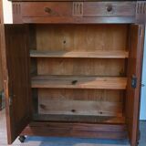 Old Parisian buffet in solid wood