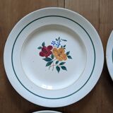 4 assiettes plates Mariette St Amand