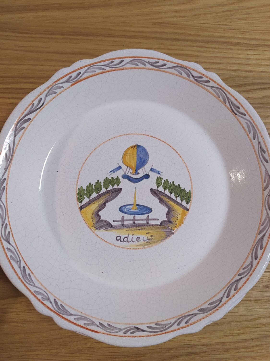 Lot 5 assiettes