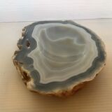Vide poche cendrier agate bleue