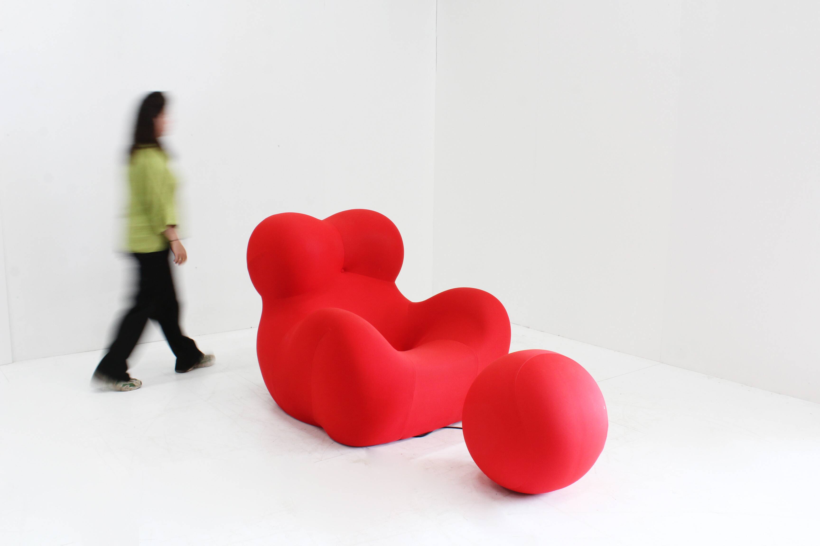 Fauteuil La Mamma Up5 avec ottoman par Gaetano Pesce pour B&B Italia