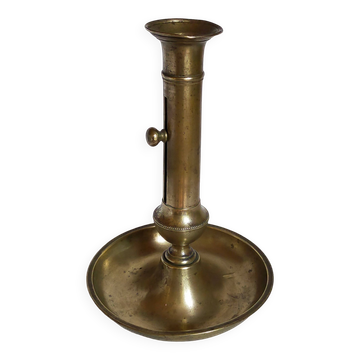 Solid brass candle holder