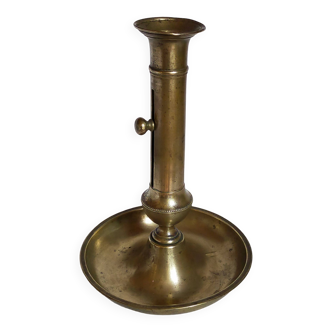 Solid brass candle holder